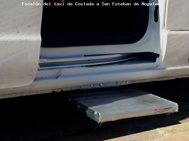 Taxi con escalón ruta Coslada San Esteban de Nogales